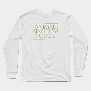 Celebrate Disney World Animal Kingdom Lodge Long Sleeve T-Shirt